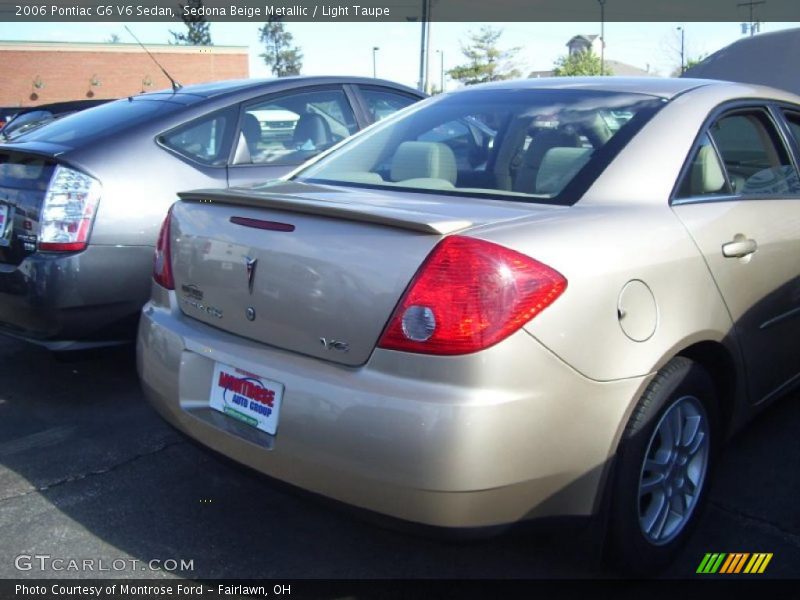 Sedona Beige Metallic / Light Taupe 2006 Pontiac G6 V6 Sedan