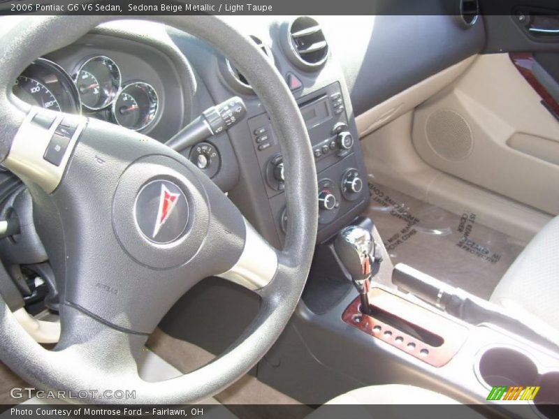 Sedona Beige Metallic / Light Taupe 2006 Pontiac G6 V6 Sedan