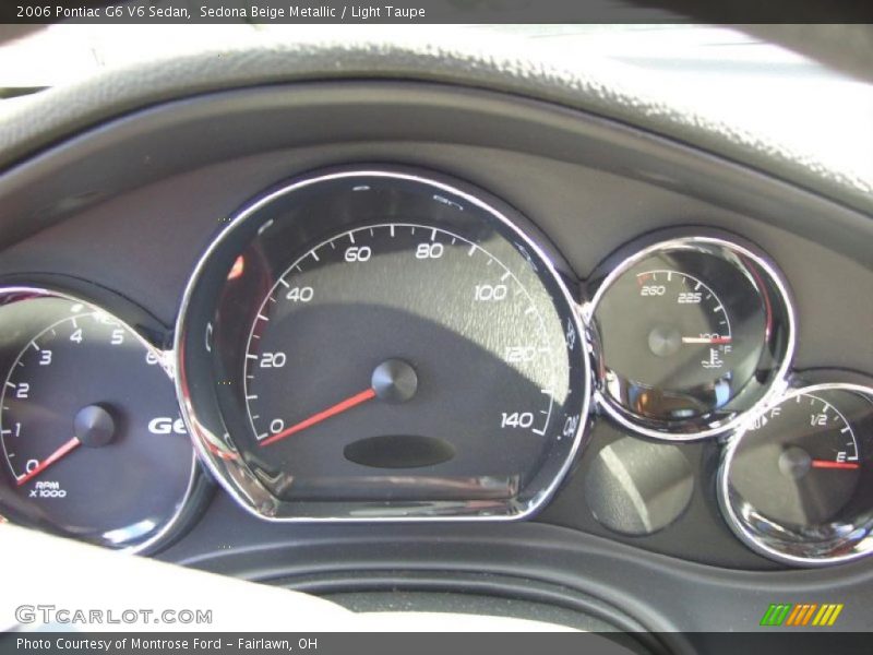 Sedona Beige Metallic / Light Taupe 2006 Pontiac G6 V6 Sedan