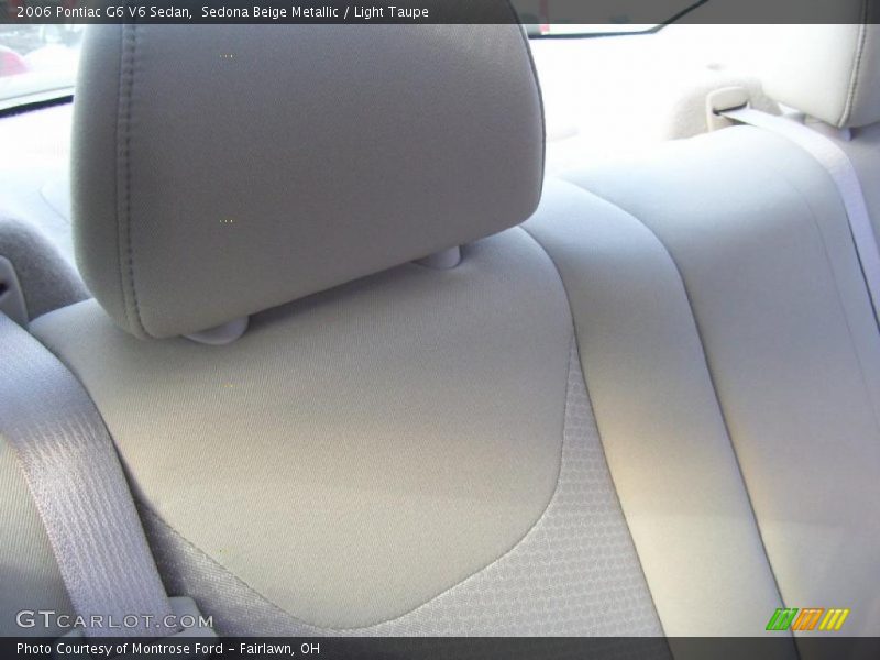 Sedona Beige Metallic / Light Taupe 2006 Pontiac G6 V6 Sedan