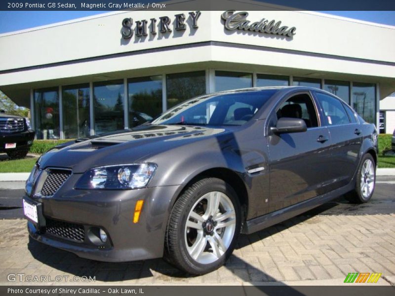 Magnetic Gray Metallic / Onyx 2009 Pontiac G8 Sedan