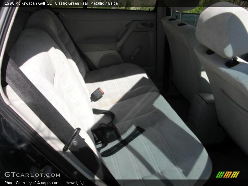 Classic Green Pearl Metallic / Beige 1998 Volkswagen Golf GL