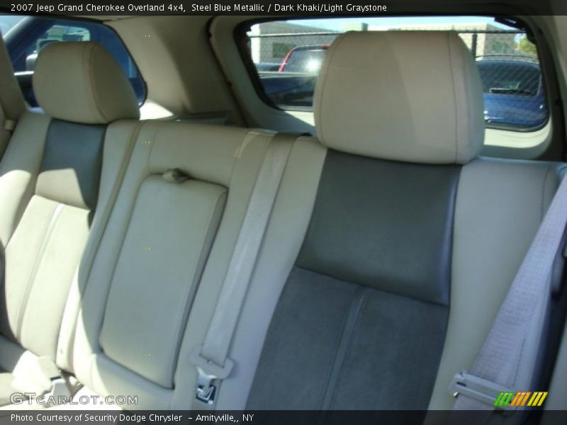 Steel Blue Metallic / Dark Khaki/Light Graystone 2007 Jeep Grand Cherokee Overland 4x4