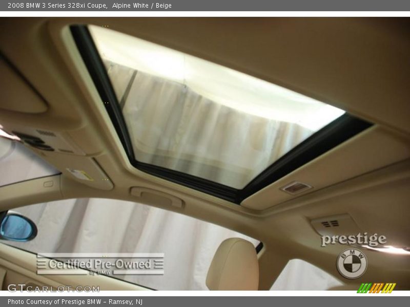 Alpine White / Beige 2008 BMW 3 Series 328xi Coupe