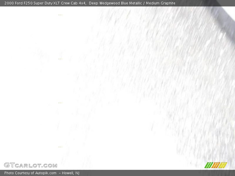 Deep Wedgewood Blue Metallic / Medium Graphite 2000 Ford F250 Super Duty XLT Crew Cab 4x4