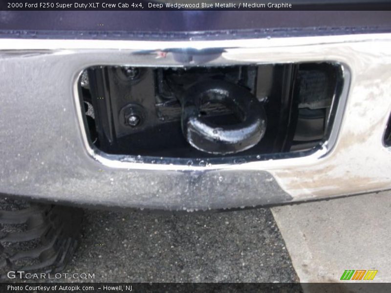 Deep Wedgewood Blue Metallic / Medium Graphite 2000 Ford F250 Super Duty XLT Crew Cab 4x4