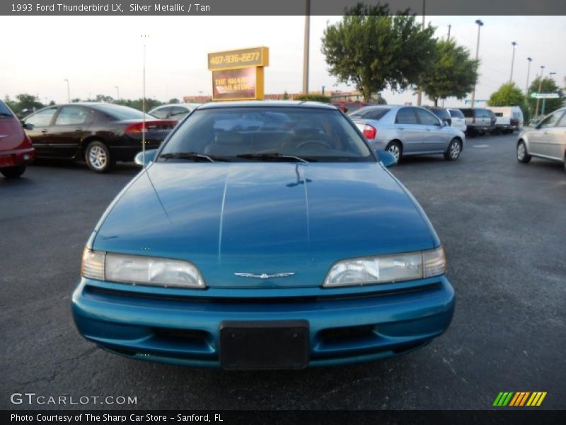 Silver Metallic / Tan 1993 Ford Thunderbird LX