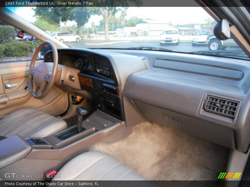 Silver Metallic / Tan 1993 Ford Thunderbird LX