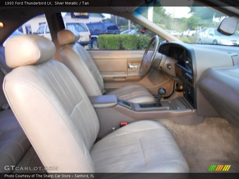Silver Metallic / Tan 1993 Ford Thunderbird LX