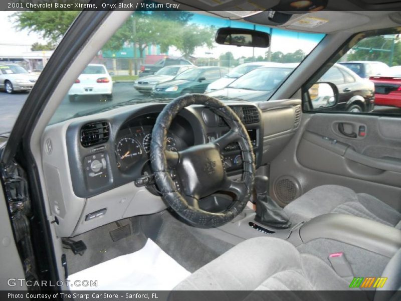 Onyx Black / Medium Gray 2001 Chevrolet Blazer Xtreme