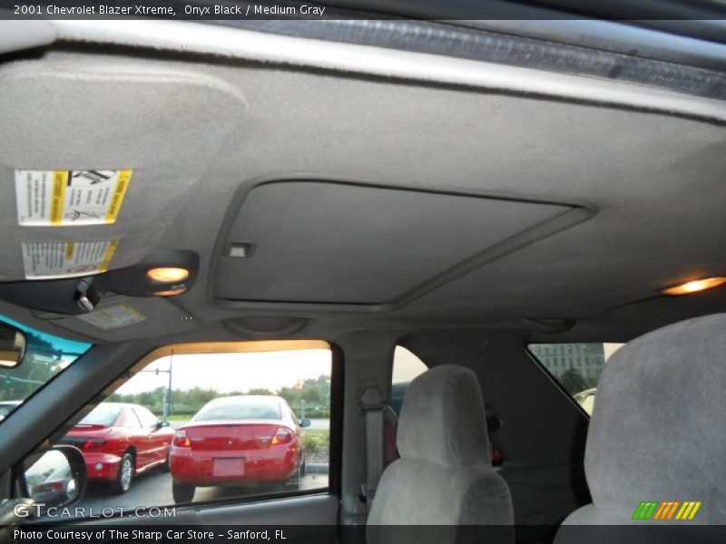 Onyx Black / Medium Gray 2001 Chevrolet Blazer Xtreme
