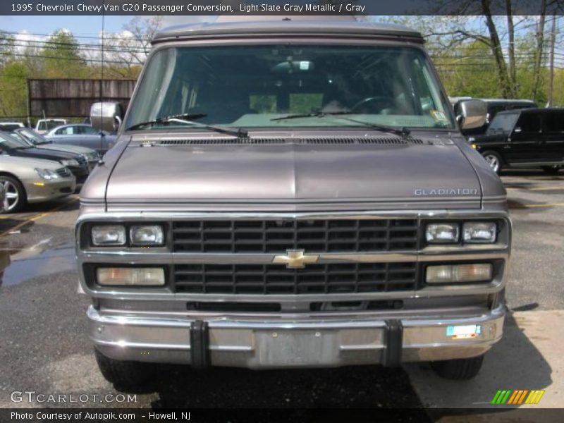Light Slate Gray Metallic / Gray 1995 Chevrolet Chevy Van G20 Passenger Conversion