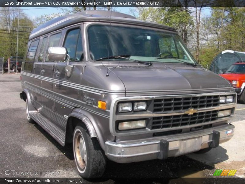 Light Slate Gray Metallic / Gray 1995 Chevrolet Chevy Van G20 Passenger Conversion