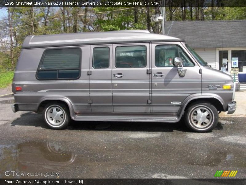 Light Slate Gray Metallic / Gray 1995 Chevrolet Chevy Van G20 Passenger Conversion