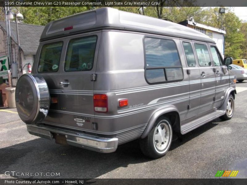 Light Slate Gray Metallic / Gray 1995 Chevrolet Chevy Van G20 Passenger Conversion