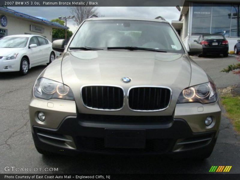 Platinum Bronze Metallic / Black 2007 BMW X5 3.0si