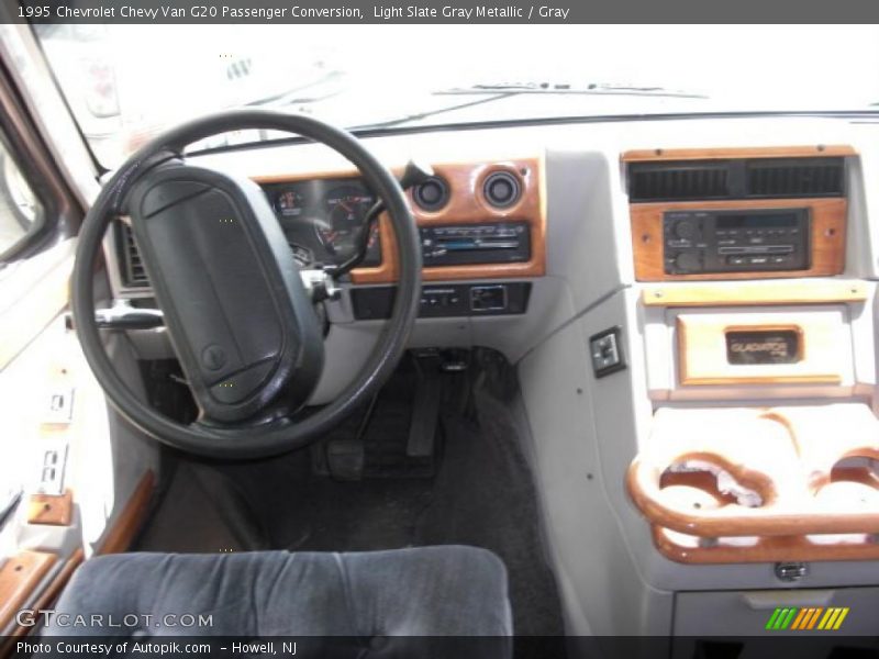 Light Slate Gray Metallic / Gray 1995 Chevrolet Chevy Van G20 Passenger Conversion