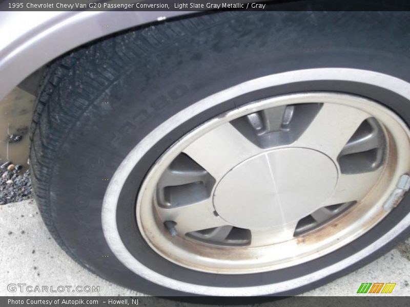 Light Slate Gray Metallic / Gray 1995 Chevrolet Chevy Van G20 Passenger Conversion