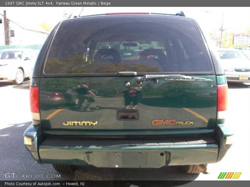 Fairway Green Metallic / Beige 1997 GMC Jimmy SLT 4x4
