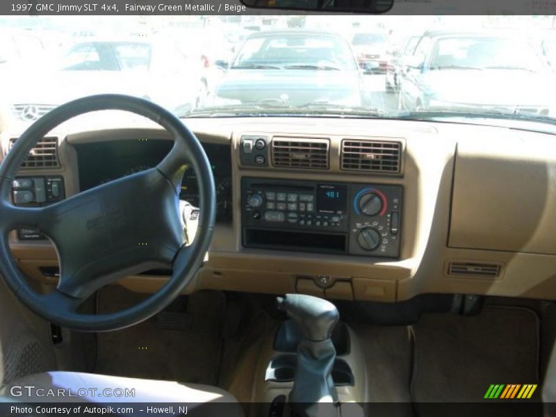 Fairway Green Metallic / Beige 1997 GMC Jimmy SLT 4x4