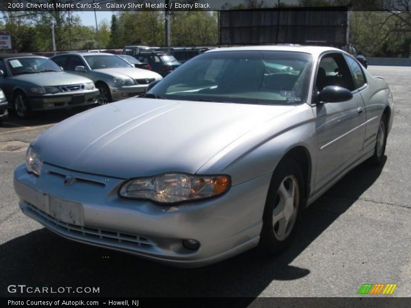 Galaxy Silver Metallic / Ebony Black 2003 Chevrolet Monte Carlo SS