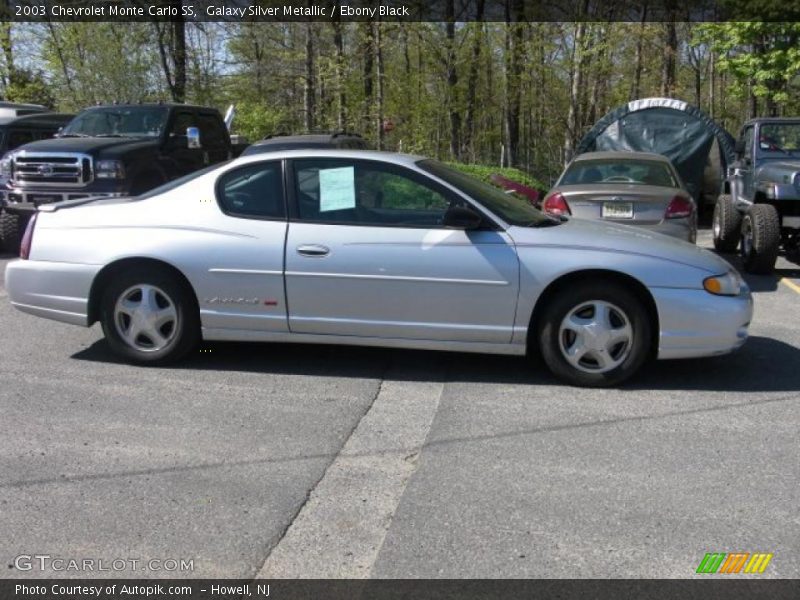 Galaxy Silver Metallic / Ebony Black 2003 Chevrolet Monte Carlo SS