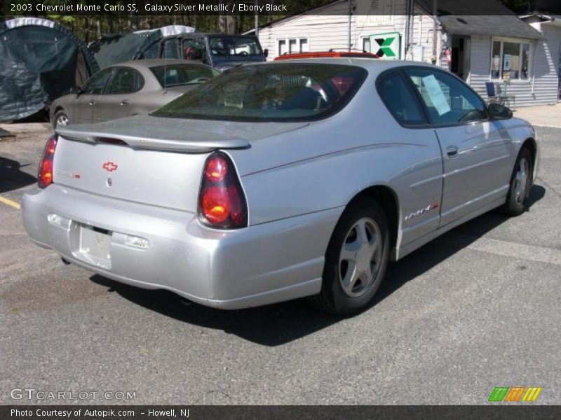 Galaxy Silver Metallic / Ebony Black 2003 Chevrolet Monte Carlo SS