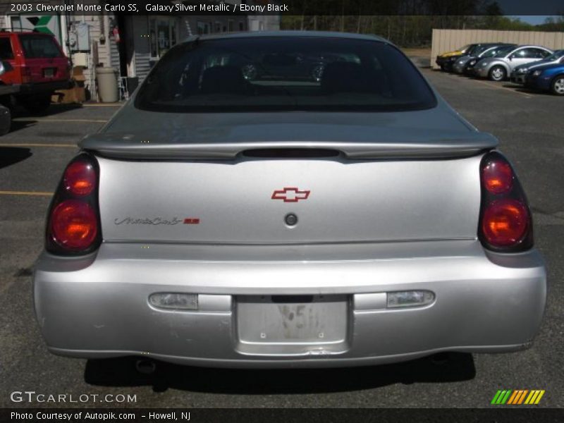 Galaxy Silver Metallic / Ebony Black 2003 Chevrolet Monte Carlo SS