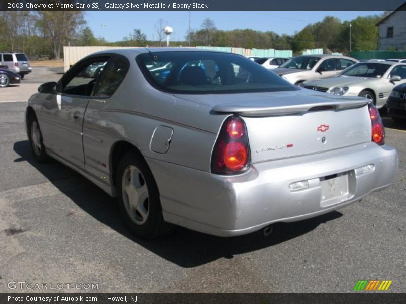 Galaxy Silver Metallic / Ebony Black 2003 Chevrolet Monte Carlo SS