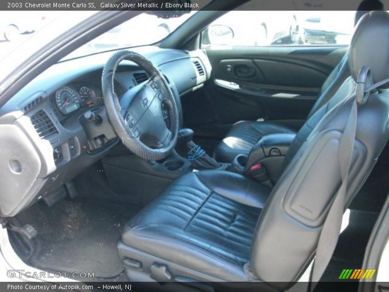 Galaxy Silver Metallic / Ebony Black 2003 Chevrolet Monte Carlo SS