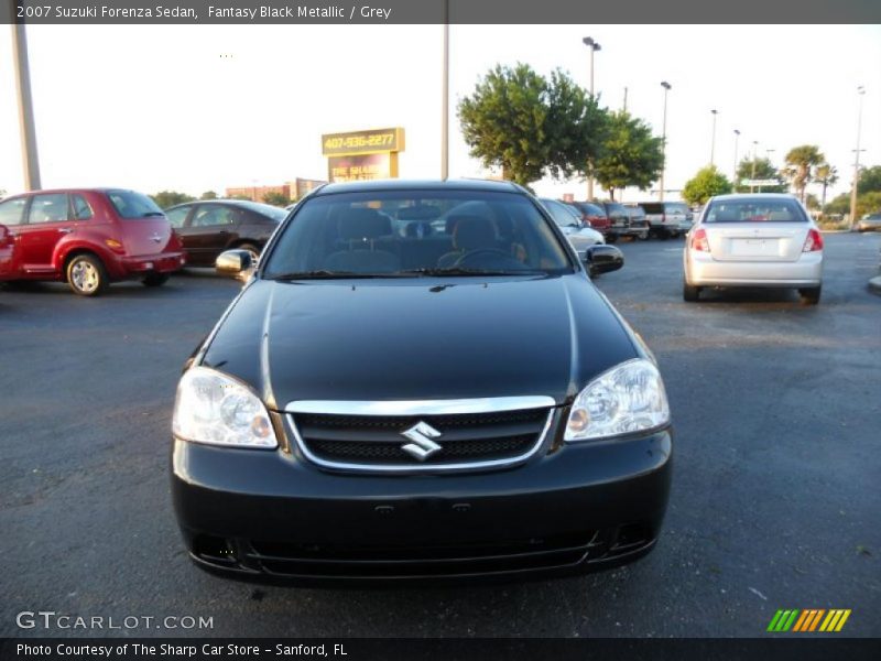 Fantasy Black Metallic / Grey 2007 Suzuki Forenza Sedan