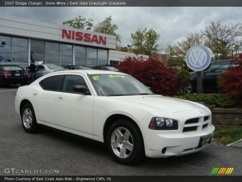 Stone White / Dark Slate Gray/Light Graystone 2007 Dodge Charger