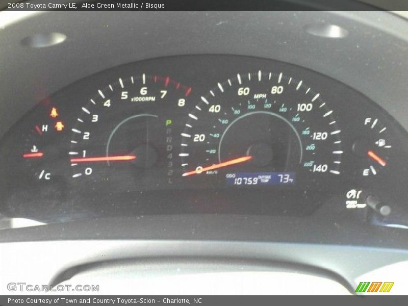 Aloe Green Metallic / Bisque 2008 Toyota Camry LE