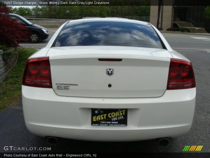 Stone White / Dark Slate Gray/Light Graystone 2007 Dodge Charger