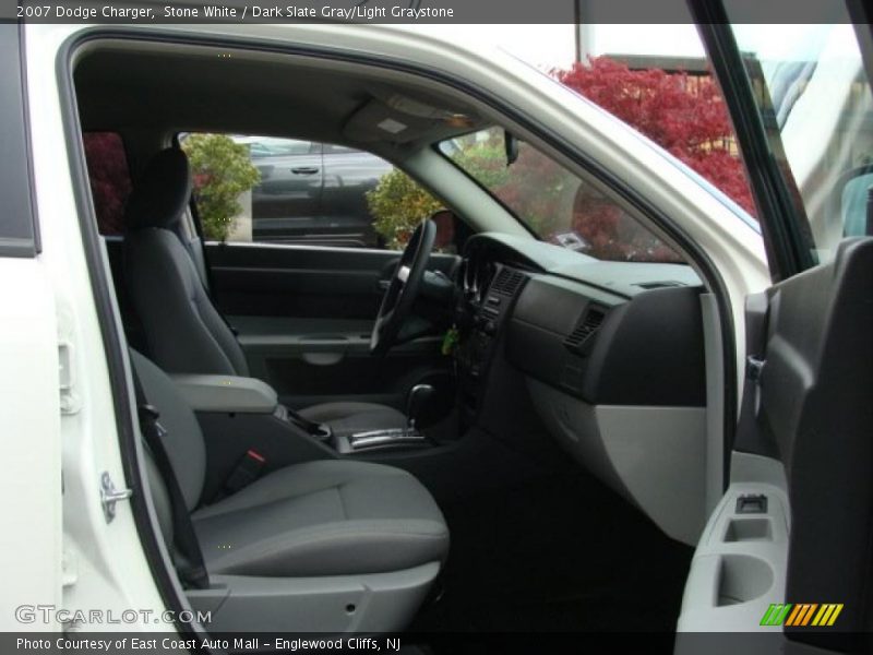 Stone White / Dark Slate Gray/Light Graystone 2007 Dodge Charger