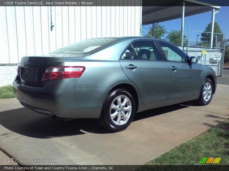 Aloe Green Metallic / Bisque 2008 Toyota Camry LE