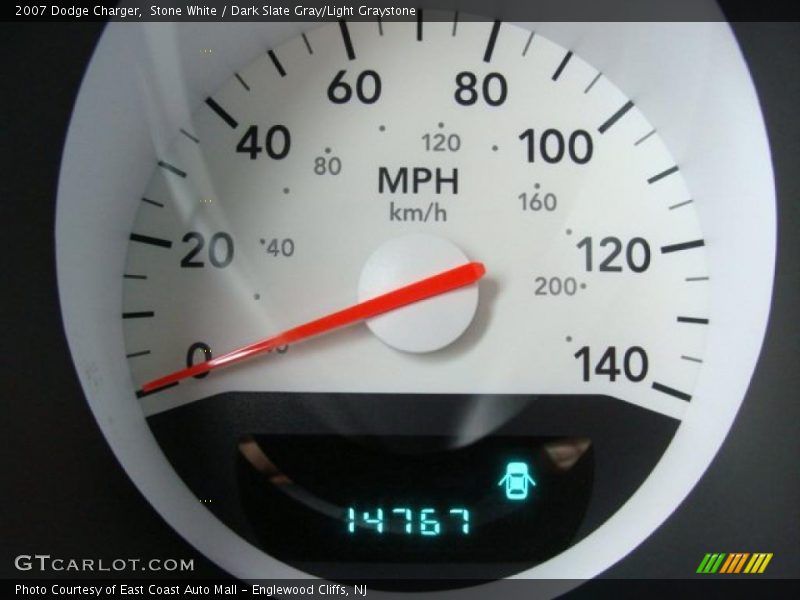 Stone White / Dark Slate Gray/Light Graystone 2007 Dodge Charger