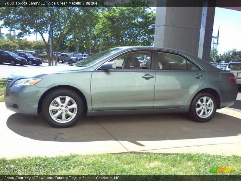 Aloe Green Metallic / Bisque 2008 Toyota Camry LE
