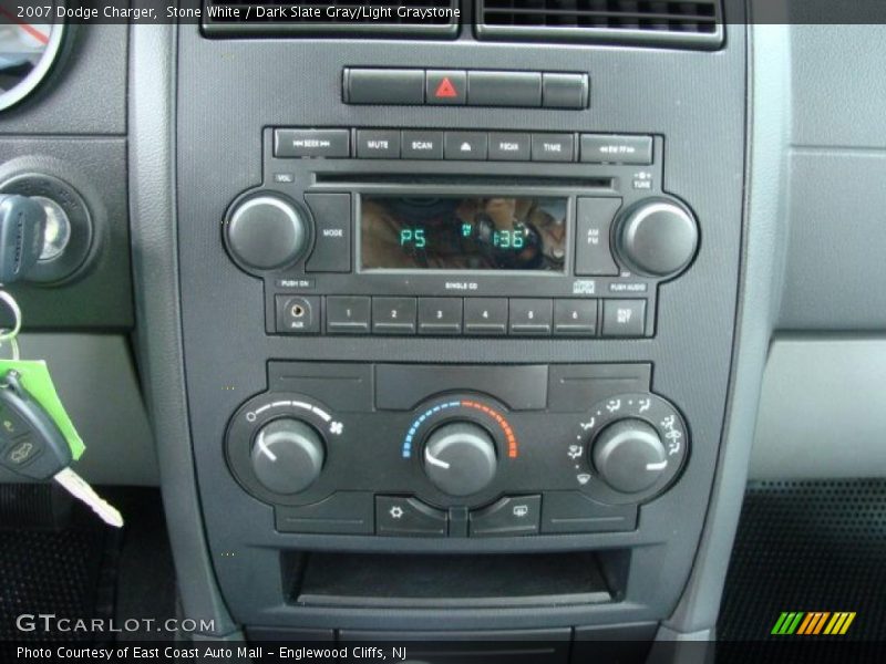 Stone White / Dark Slate Gray/Light Graystone 2007 Dodge Charger