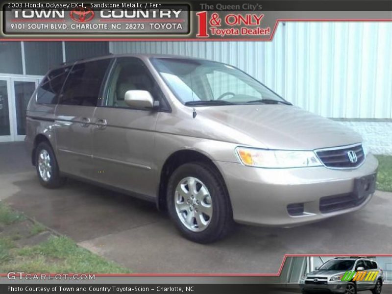 Sandstone Metallic / Fern 2003 Honda Odyssey EX-L