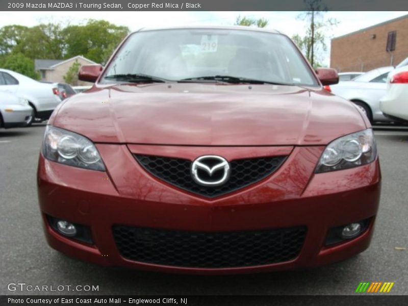 Copper Red Mica / Black 2009 Mazda MAZDA3 i Touring Sedan