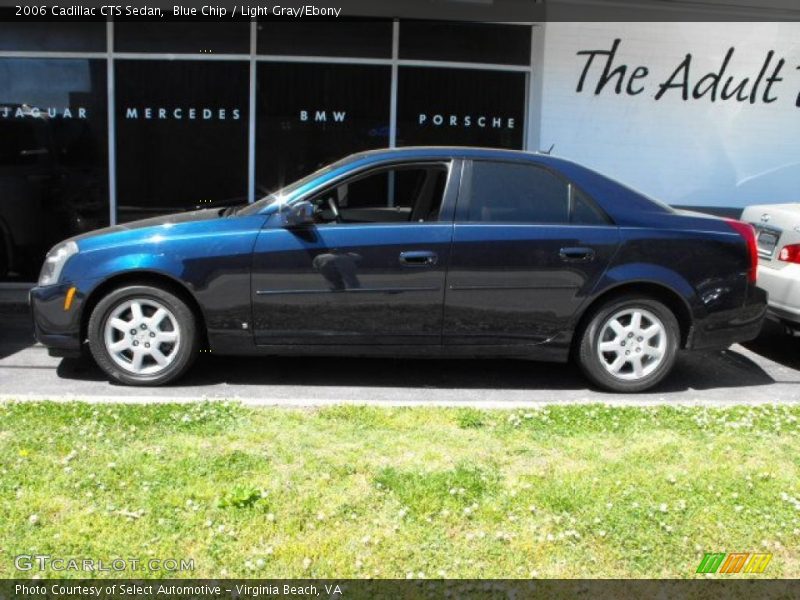 Blue Chip / Light Gray/Ebony 2006 Cadillac CTS Sedan