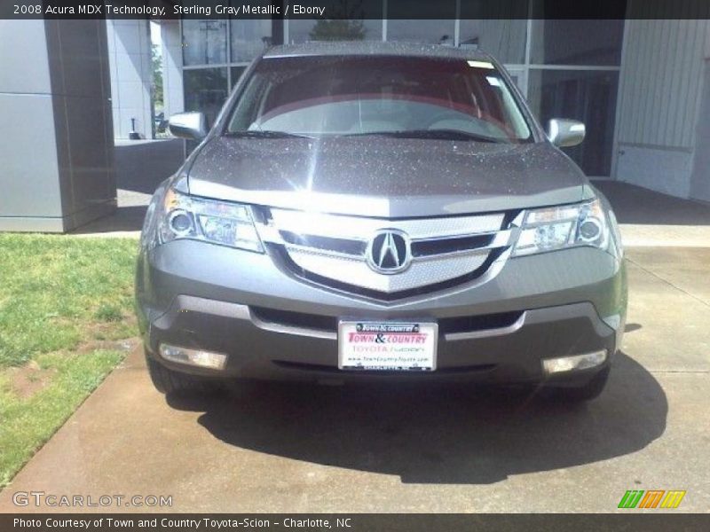 Sterling Gray Metallic / Ebony 2008 Acura MDX Technology