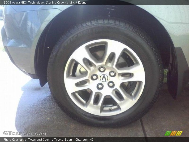 Sterling Gray Metallic / Ebony 2008 Acura MDX Technology