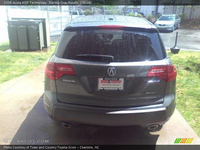 Sterling Gray Metallic / Ebony 2008 Acura MDX Technology