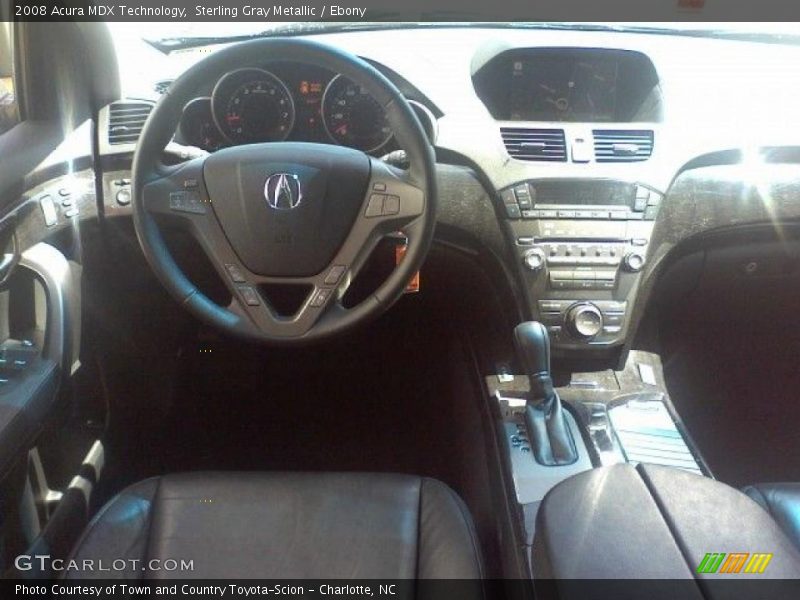 Sterling Gray Metallic / Ebony 2008 Acura MDX Technology