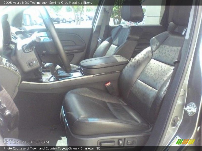 Sterling Gray Metallic / Ebony 2008 Acura MDX Technology