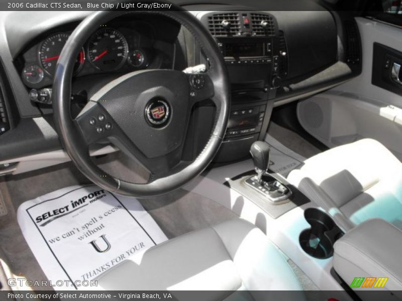 Blue Chip / Light Gray/Ebony 2006 Cadillac CTS Sedan