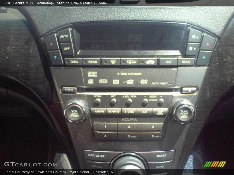 Sterling Gray Metallic / Ebony 2008 Acura MDX Technology
