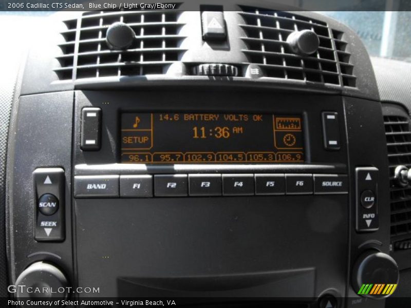 Blue Chip / Light Gray/Ebony 2006 Cadillac CTS Sedan